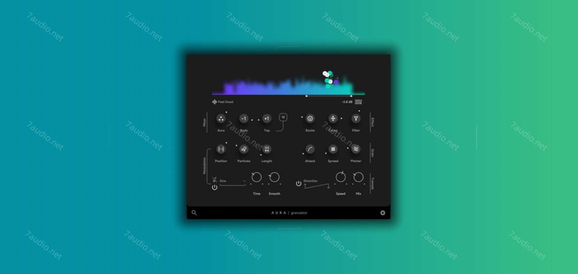 粒子合成效果器 Thenatan Aura v1.0.1 BUBBiX WIN-7audio