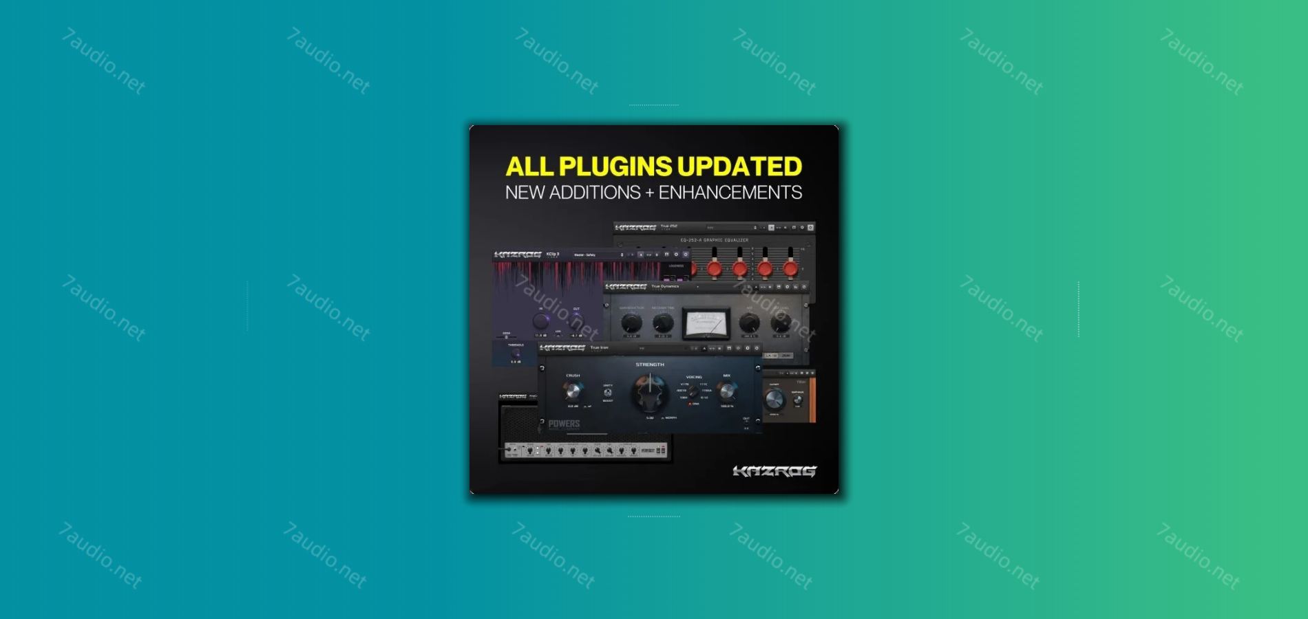 综合效果插件合集 Kazrog Plugins Collection WIN&MAC-7audio