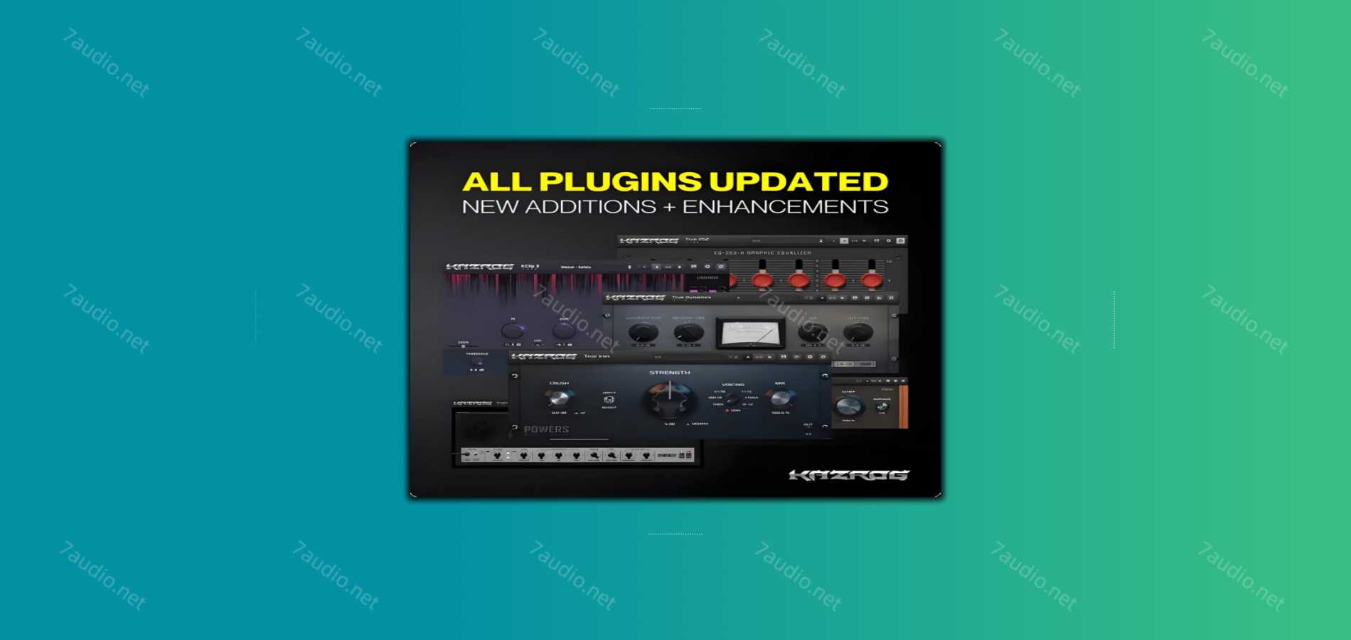 综合效果插件合集 Kazrog Plugins Collection WIN&MAC-7audio