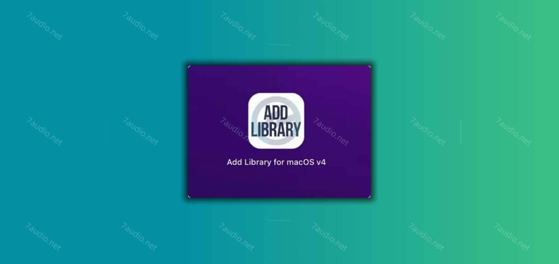 苹果康泰克音色批量入库工具 Kontakt Add Library v4.0/3.0 For MacOS-7audio