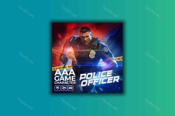 警官游戏角色音效 Epic Stock Media AAA Game Character Police Officer WAV-7audio