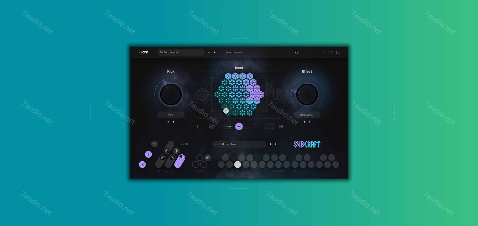 重低音合成器 UJAM SUBCRAFT v1.0.0 MacOS MORiA-7audio