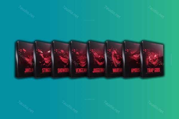 重击说唱采样包 Cymatics TRAP GODS Launch Edition WAV MIDI-7audio