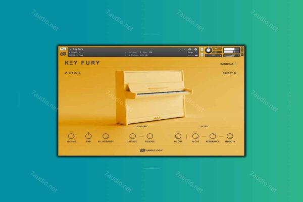 键盘钢琴音源 Sample Logic Key Fury Kontakt-7audio