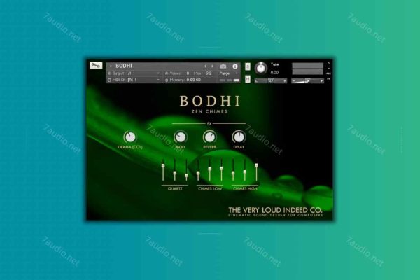 风铃打击乐器音源 The Very Loud Indeed Co Bodhi Zen Chimes Kontakt-7audio
