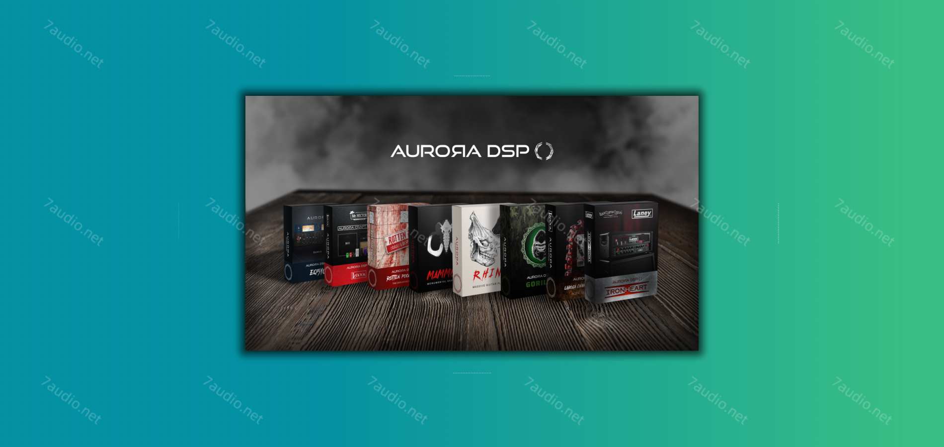 14个电吉他贝斯效果插件 Aurora DSP Plugins v2024.11 BUBBiX WIN-7audio