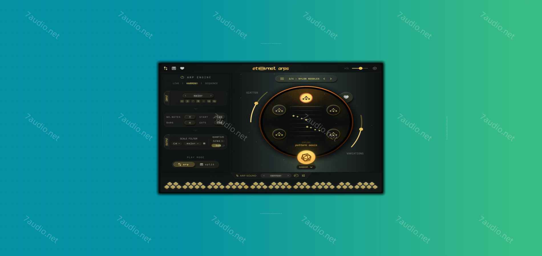 MIDI琶音器插件 Pitch Innovations Eternal Arps v1.0.1 R2R WIN-7audio