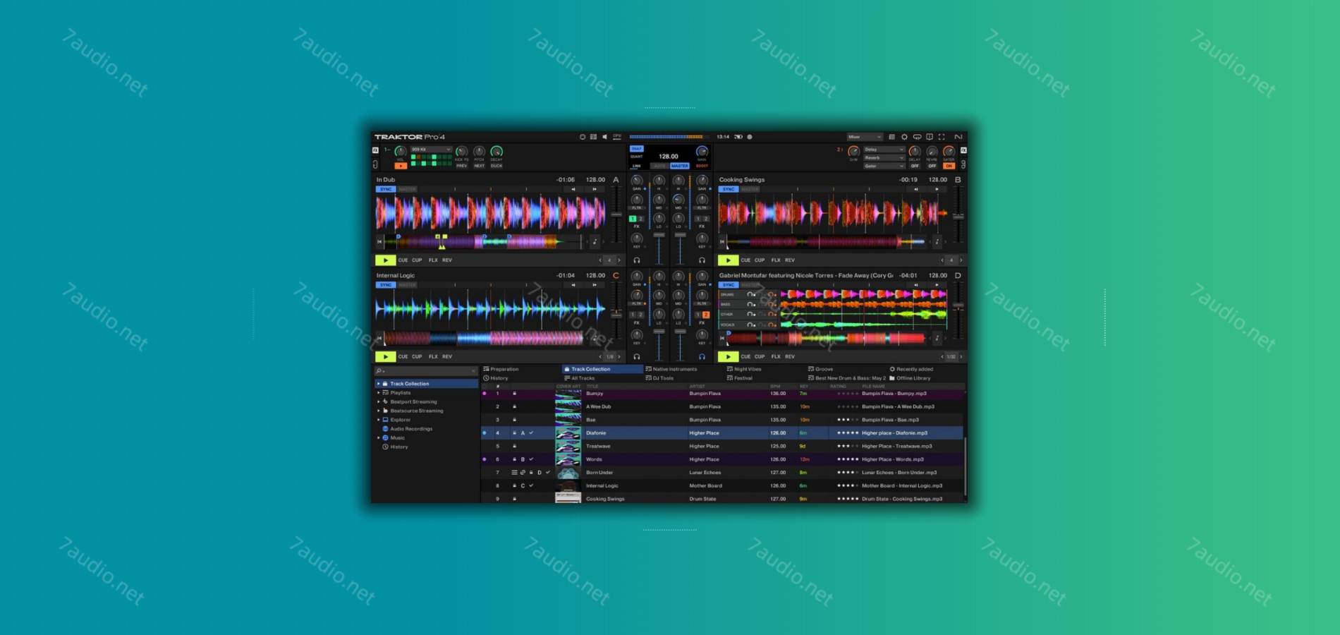 专业DJ音乐制作软件 NI Traktor Pro v4.1.0 WIN&MAC-7audio