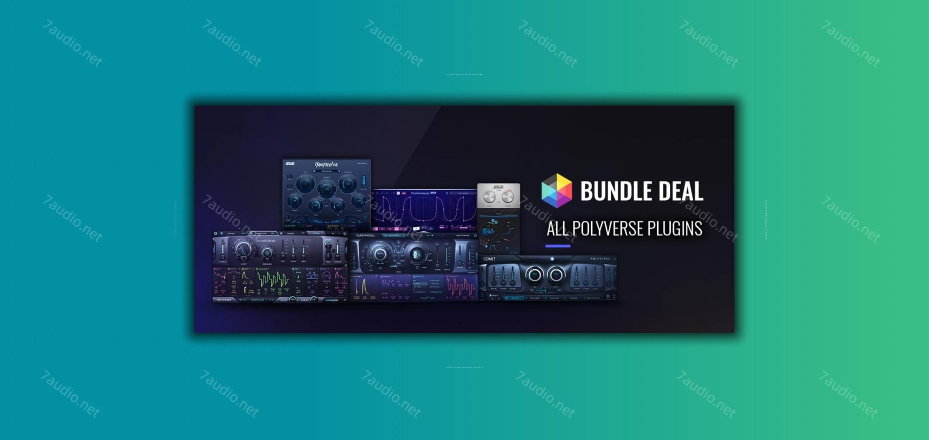 创意混音插件套装 Polyverse Music Bundle Deal v2024.11 VR WIN&MAC-7audio