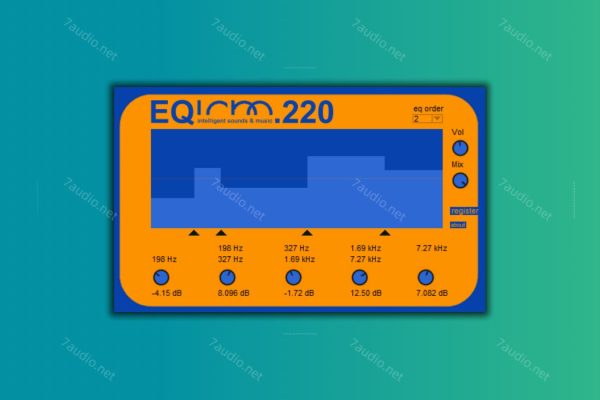 参数均衡效果器 Intelligent Sounds Music EQISM 220 v1.02 WIN-7audio