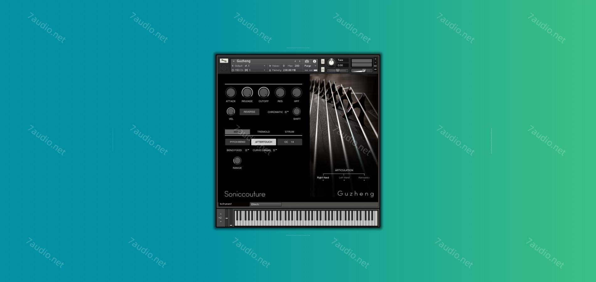 古筝音源 SonicCouture GuZheng v2.0 Kontakt-7audio