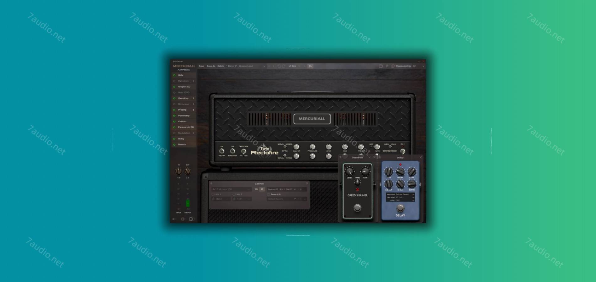 吉他效果器插件 Mercuriall Ampbox v1.5.0 MacOS-7audio