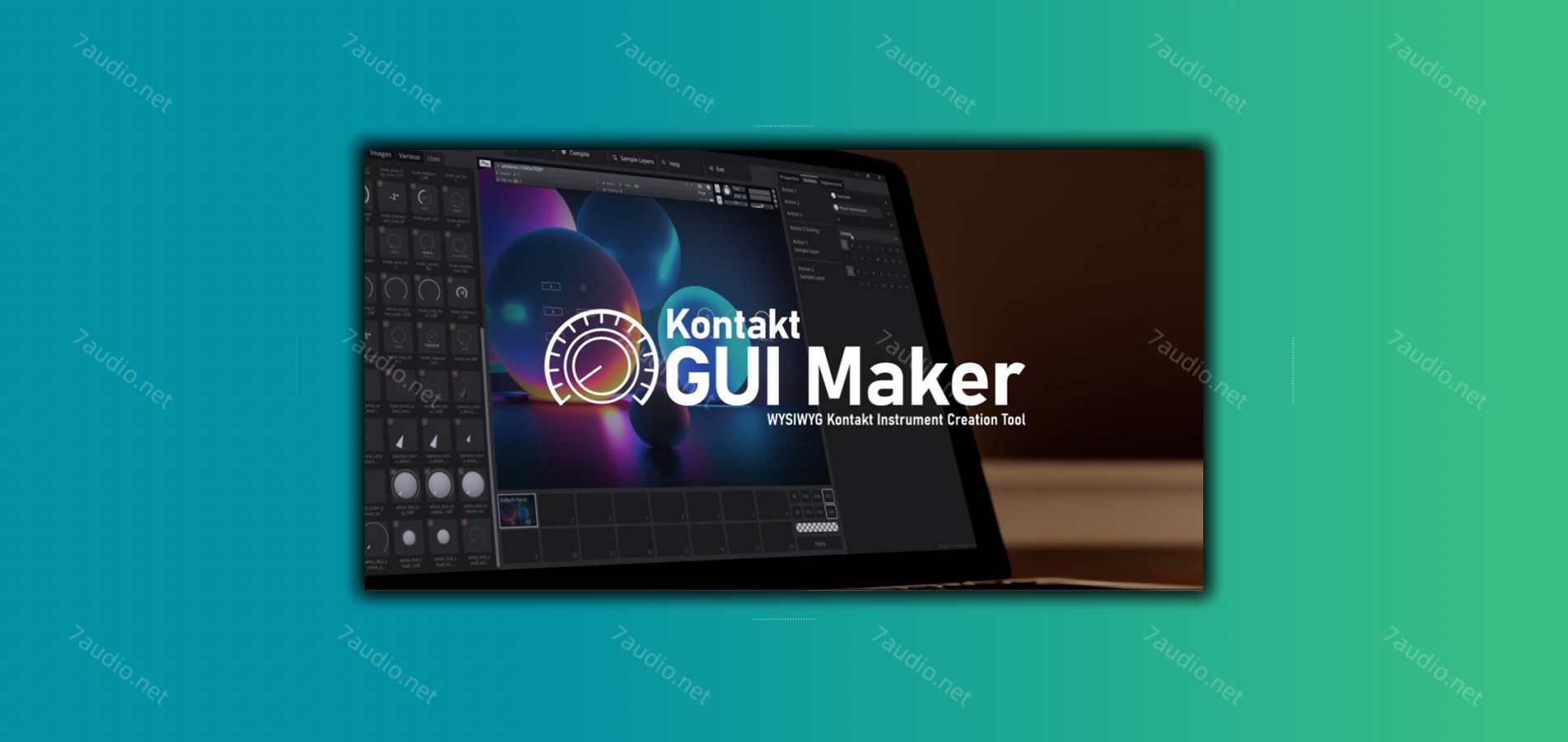 康泰克乐器创建工具 Rigid Audio Kontakt GUI Maker v2024 1.0.4 WIN&MAC-7audio