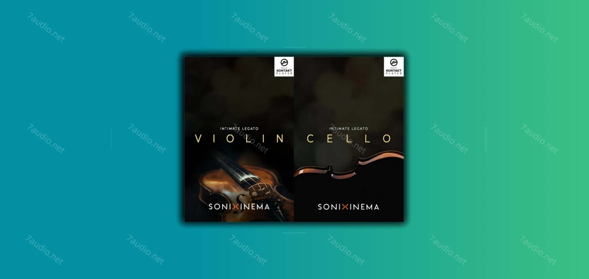 弦乐独奏音源套装 Sonixinema The Intimate Legato Bundle Kontakt-7audio