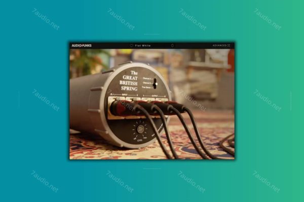 弹簧混响器插件 Audiopunks The Great British Spring v1.0.0 R2R WIN-7audio