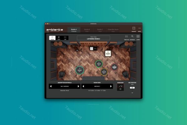 房间空间模拟器 Audio Modeling Ambiente v1.0.1 R2R WIN-7audio