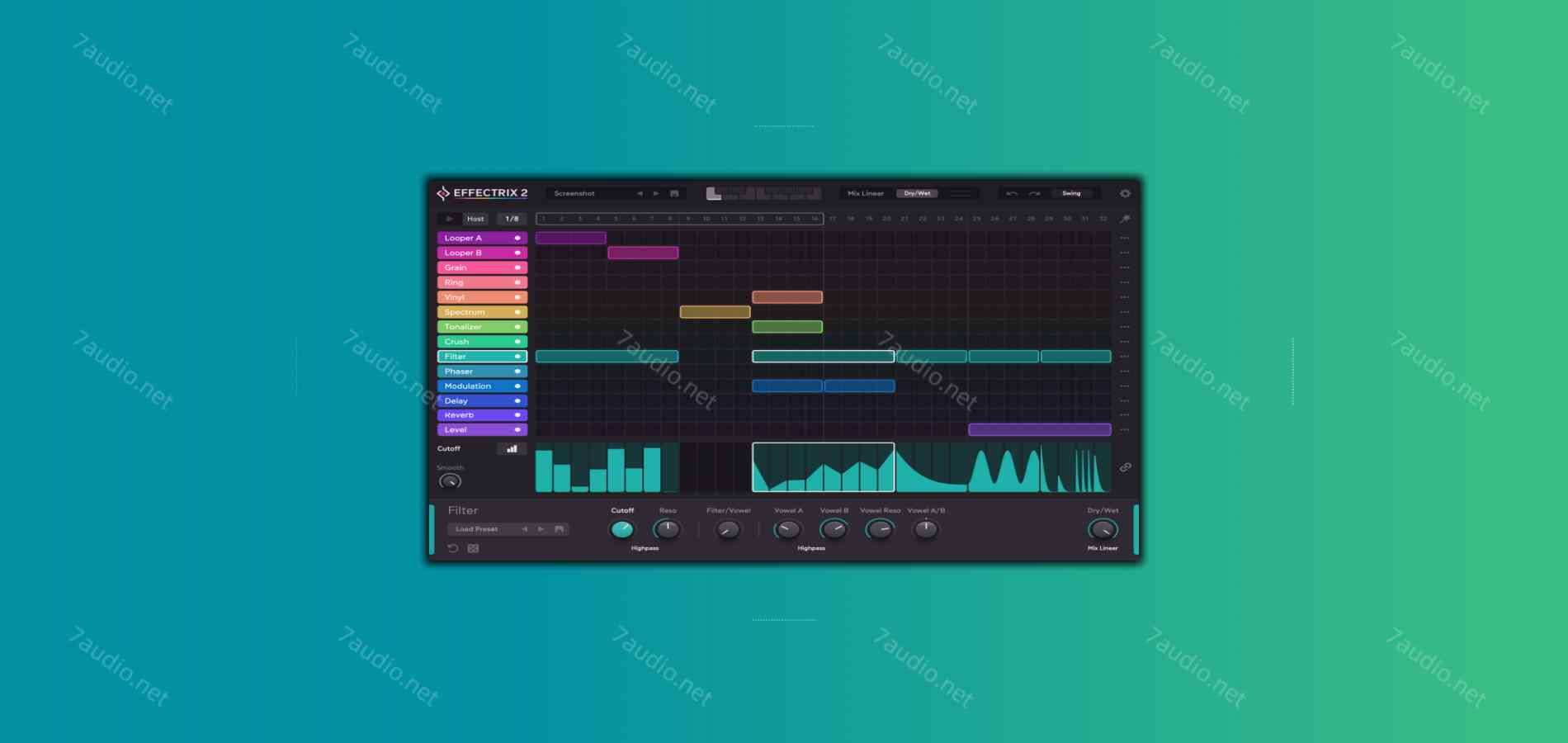 效果音序器 Sugar Bytes Effectrix 2 v2.0.1 R2R WIN&MAC-7audio