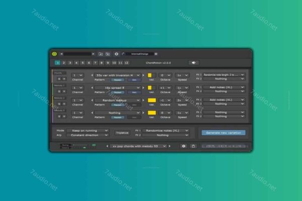智能MIDI和弦插件 FeelYourSound Chord Potion v2.4.0 R2R WIN&MAC-7audio