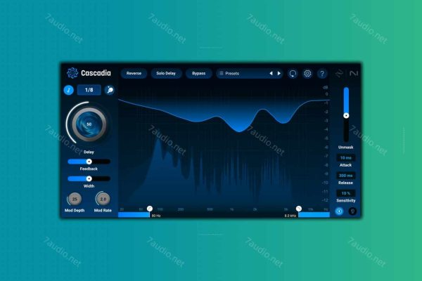 智能磁带延迟插件 iZotope Cascadia v1.0.0 WIN&MAC-7audio