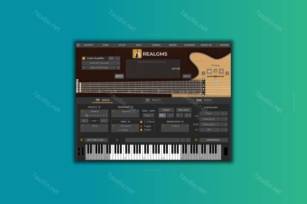 钢弦吉他音源 MusicLab RealGMS v1.0.0 R2R WIN-7audio