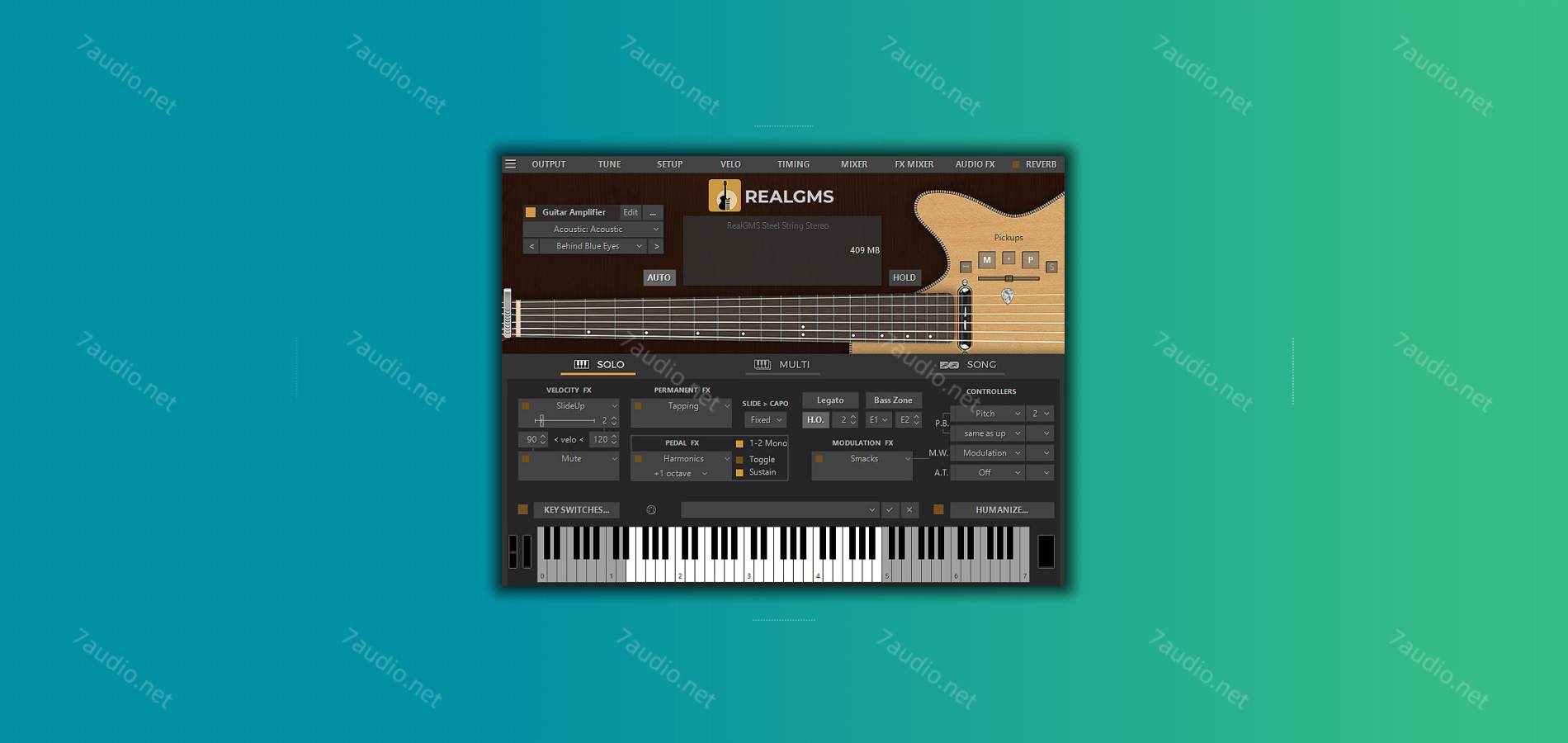 钢弦吉他音源 MusicLab RealGMS v1.0.0 R2R WIN-7audio