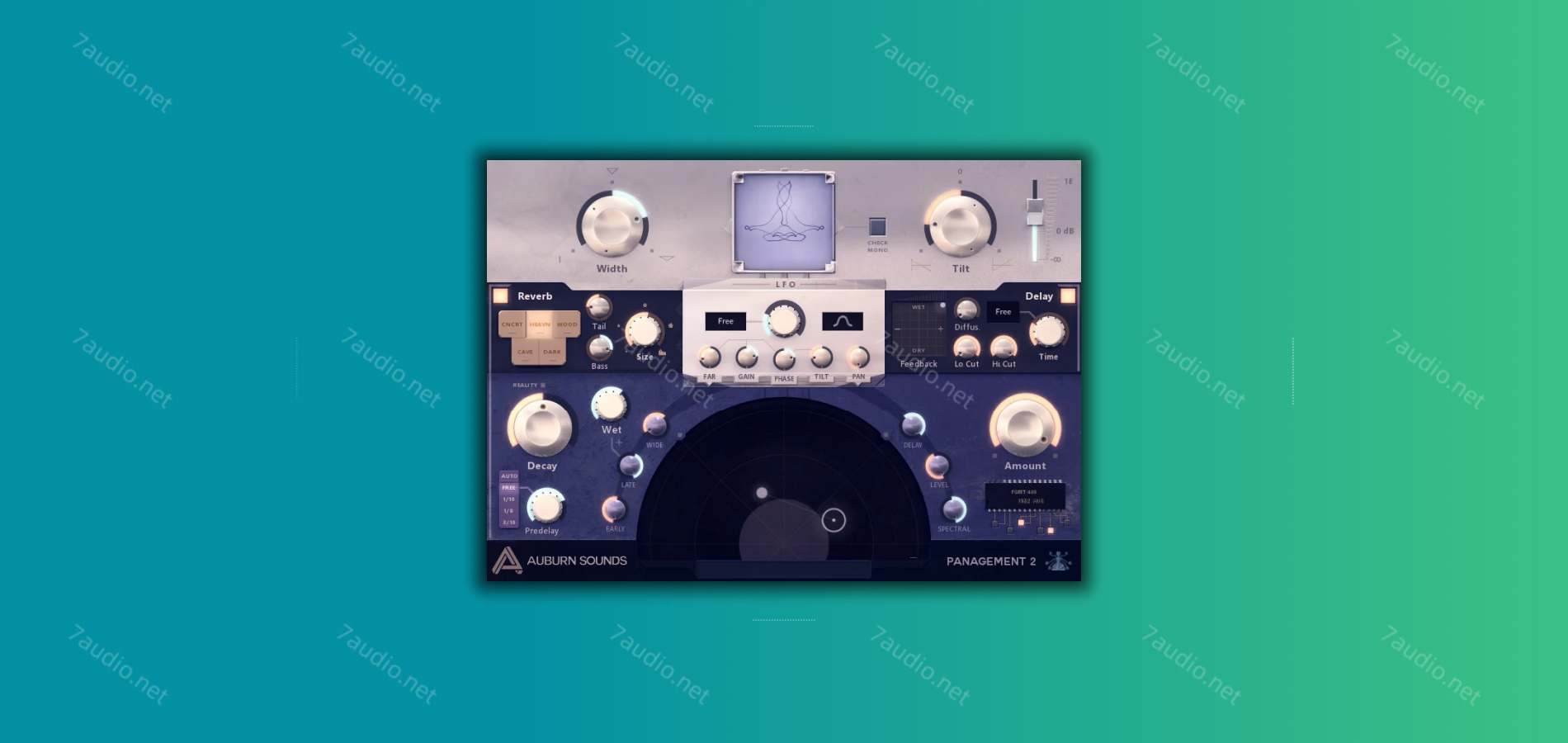 混响延迟效果器 Auburn Sounds Panagement v2.5 WIN&MAC-7audio