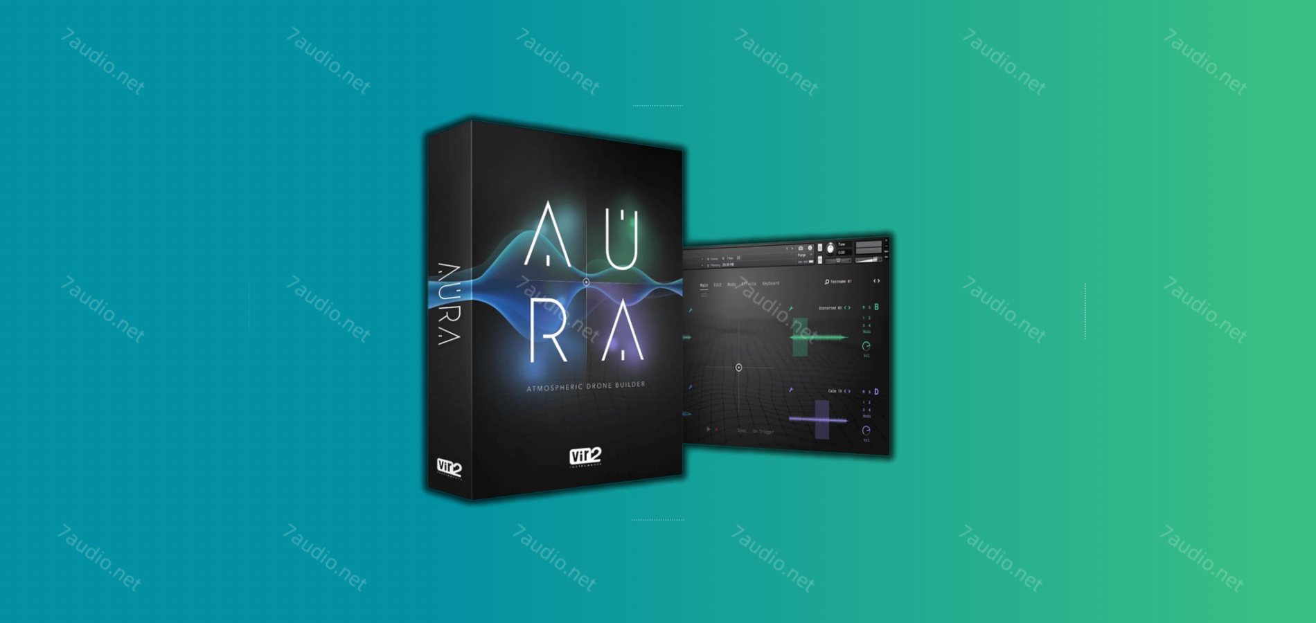 电影氛围音源 Vir2 Aura Atmospheric Drone Builder Kontakt-7audio