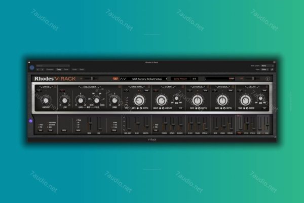 罗德话筒模拟效果器 Rhodes V-Rack v1.1.0 R2R WIN-7audio