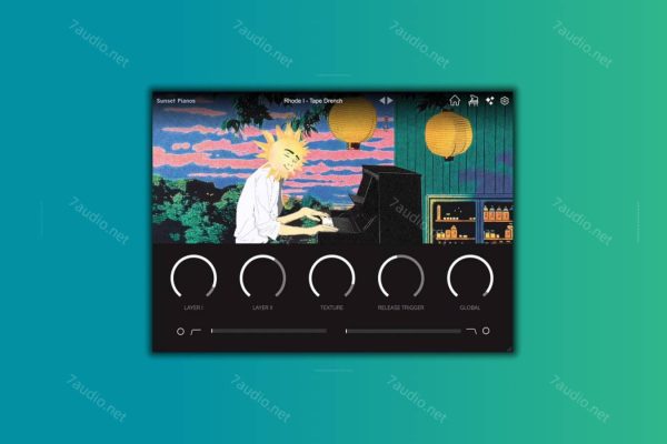 虚拟钢琴音源 Clark Audio Sunset Pianos v1.0.0 Win&Mac-7audio