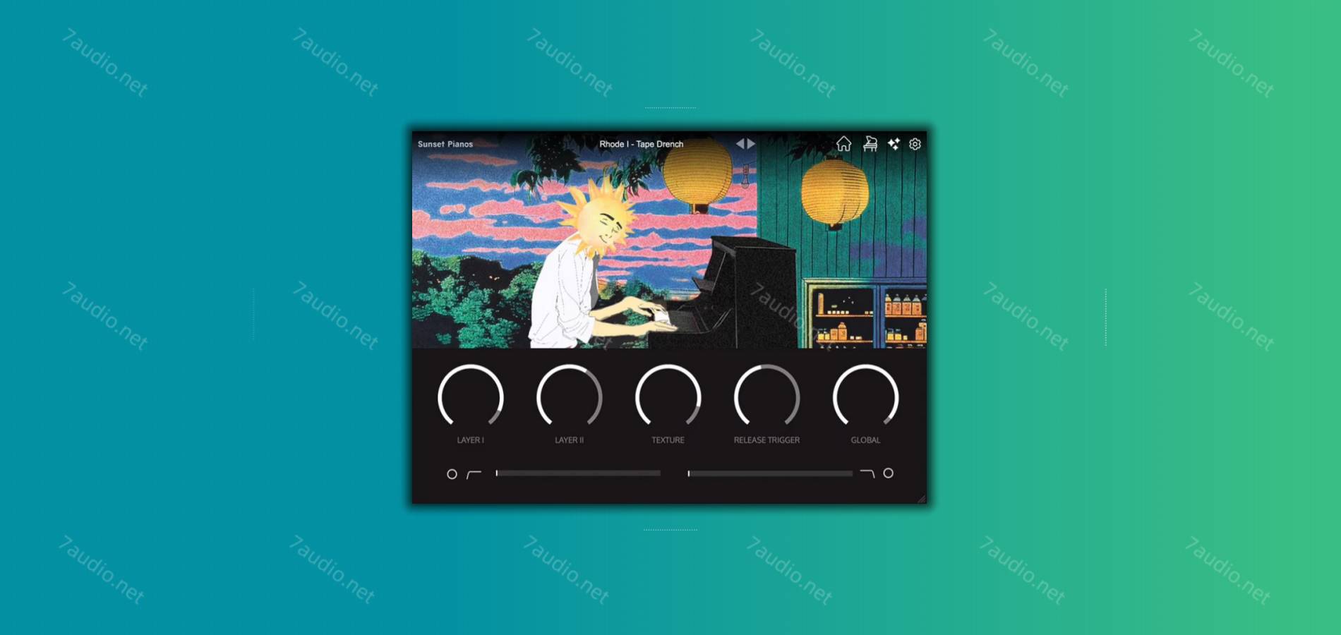 虚拟钢琴音源 Clark Audio Sunset Pianos v1.0.0 Win&Mac-7audio