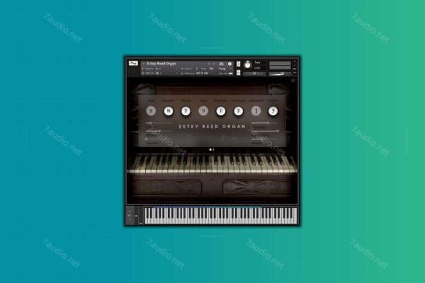 踏板式簧片风琴音源 Soniccouture Estey Reed Organ v1.1.0 Kontakt-7audio