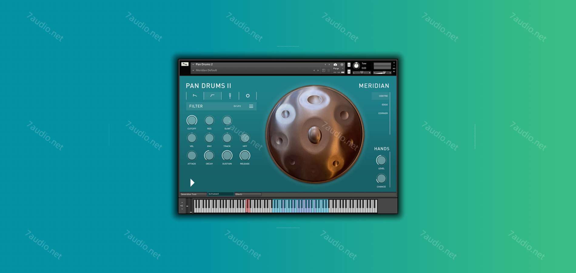 钢舌鼓音源 Soniccouture Pan Drums II Kontakt-7audio