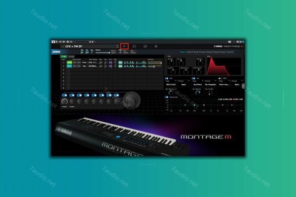 雅马哈合成器复刻音源 Yamaha Montage M ESP VR WIN-7audio
