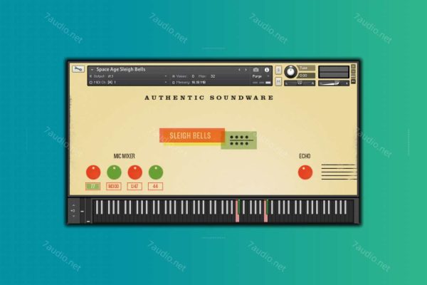 雪橇铃音源 Authentic Soundware Space Age Sleigh Bells KONTAKT-7audio