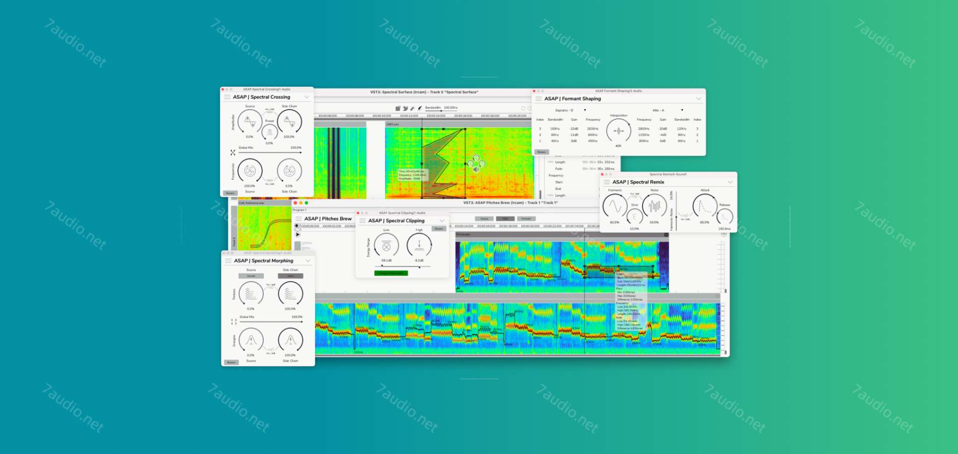 音频塑形插件套装 IRCAM ASAP Plugins Collection NeBULA v1.0.1 WIN-7audio