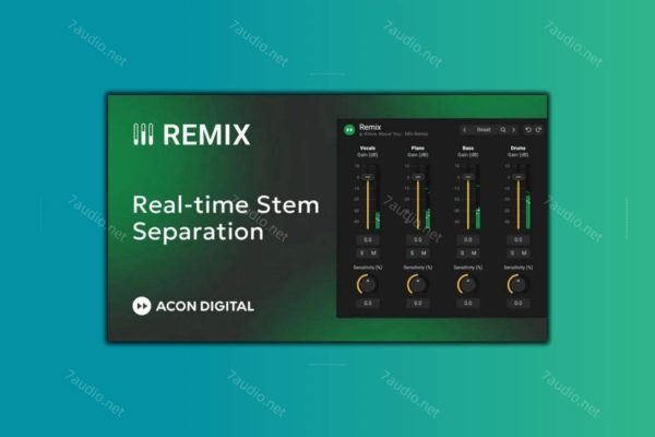 人声乐器分离插件 Acon Digital Remix v1.0.5 WIN&MAC-7audio