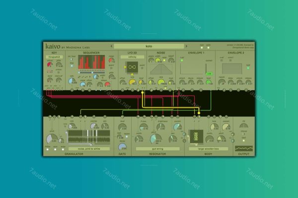 半模块化合成器 Madrona Labs Kaivo v1.9.4/v1.9.5 R2R WIN&MAC-7audio