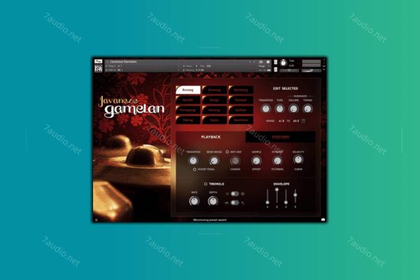 印尼爪哇加麦兰音源 Impact Soundworks Javanese Gamelan Kontakt-7audio