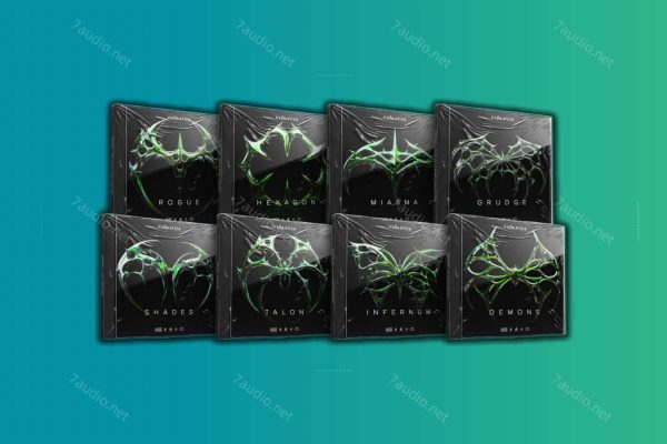 嘻哈Trap采样包 Cymatics TRAP DEMONS WAV MIDI-7audio