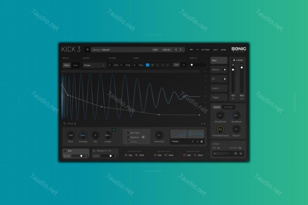 底鼓合成器 Sonic Academy KICK 3 v1.1.2 Guseppe MacOS-7audio