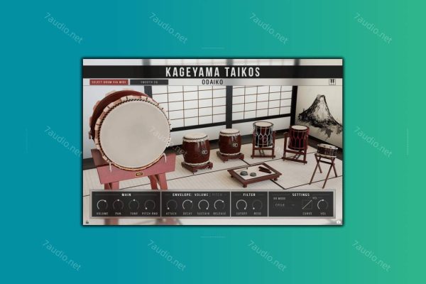 影山太鼓音源 Impact Soundworks Kageyama Taikos v1.6 Kontakt-7audio