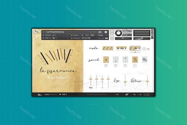 意大利手工手风琴音源 XPERIMENTA Audio La Fisarmonica KONTAKT-7audio