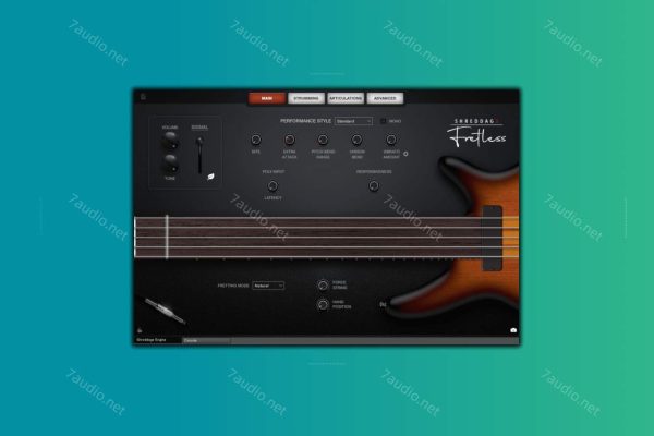 无品贝司音源 Impact Soundworks Shreddage 3 Fretless v1.2.2 Kontakt-7audio