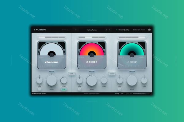 模拟多频段饱和器 Prototype Audio Fusion v1.2.1 R2R WIN-7audio