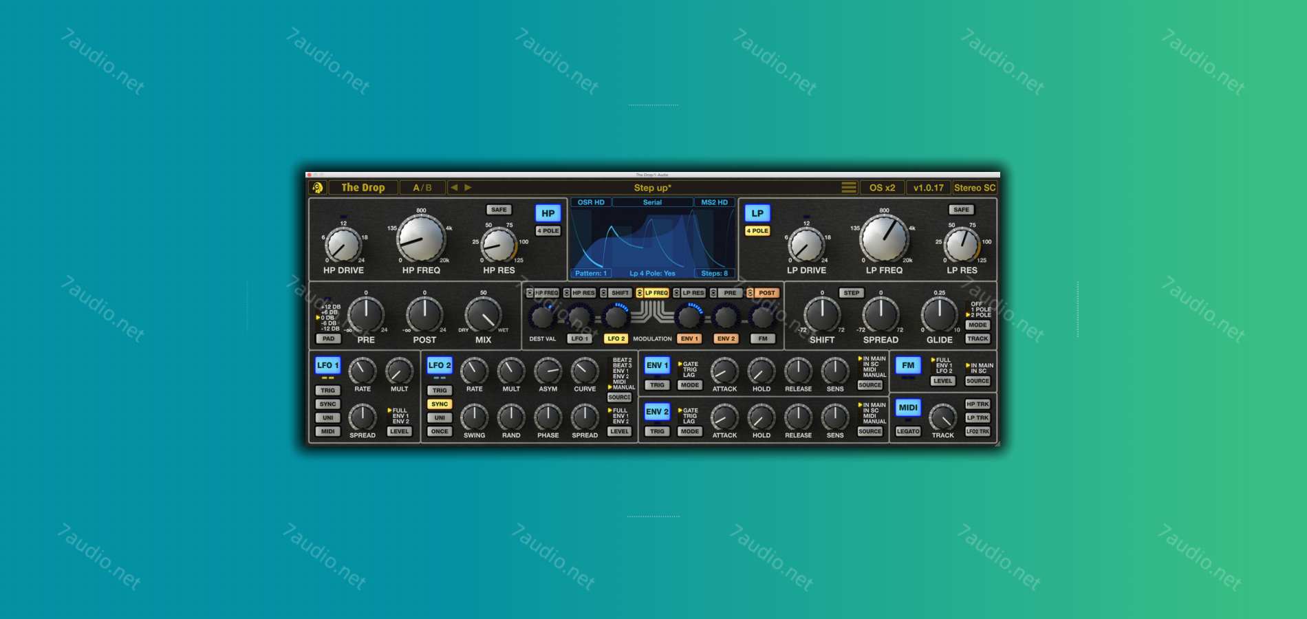 模拟建模谐振滤波器插件 Cytomic The Drop v1.8.11 R2R WIN-7audio