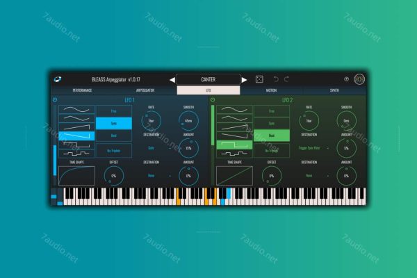 琶音器插件 BLEASS Arpeggiator v1.2.0 BUBBiX WIN-7audio