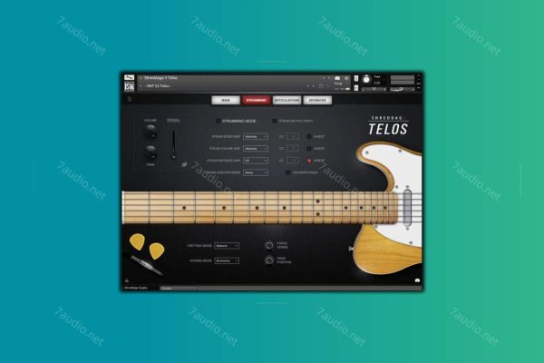电吉他音源 Impact Soundworks Shreddage 3 Telos Kontakt-7audio