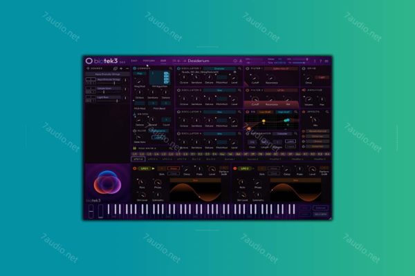 电音合成器音源 Tracktion Software BioTek 3 v3.0.3 Factory Content R2R WIN-7audio