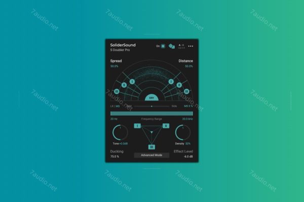 立体声场拓展插件 SoliderSound S Doubler Pro v1.0.0 BUBBiX WIN-7audio