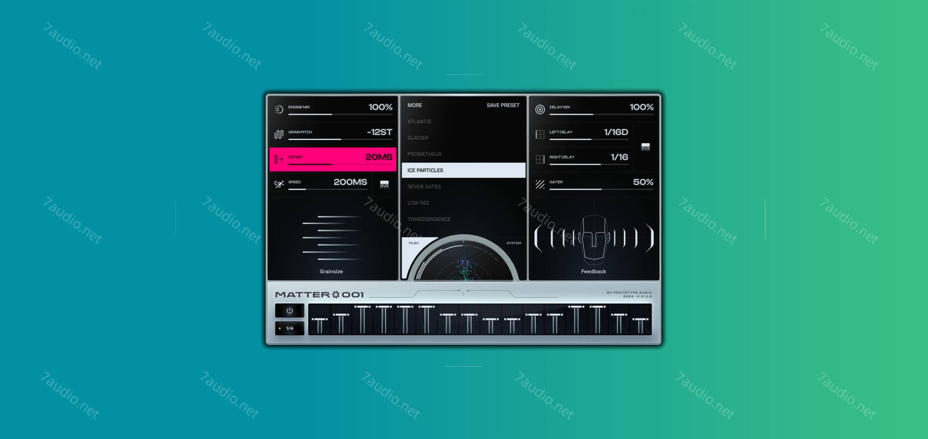 粒状延迟效果和反馈音序器 Prototype Audio Matter v1.0.0 R2R WIN-7audio
